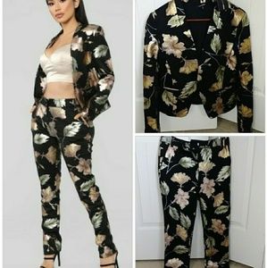 Fashion nova Pasadena Gardens Pant set